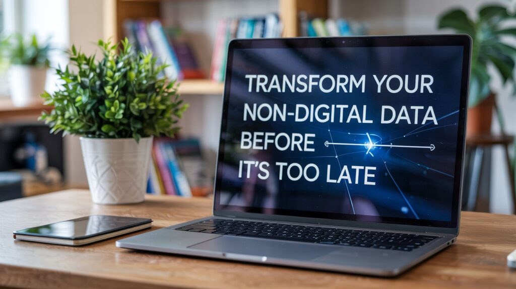 Transform Your Non-Digital Data Before It's Too Late