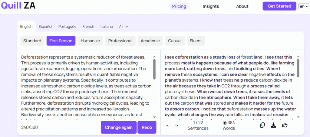 How to turn ChatGPT’s raw output into human-like writing with Quillza