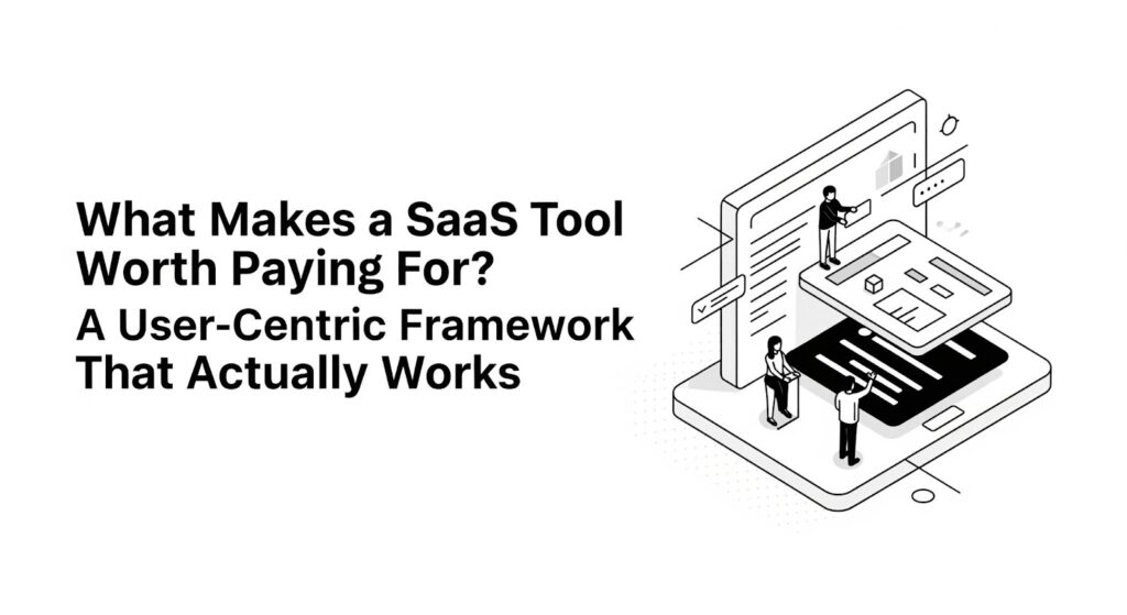 What Makes a SaaS Tool Worth Paying For? A User-Centric Framework That Actually Works