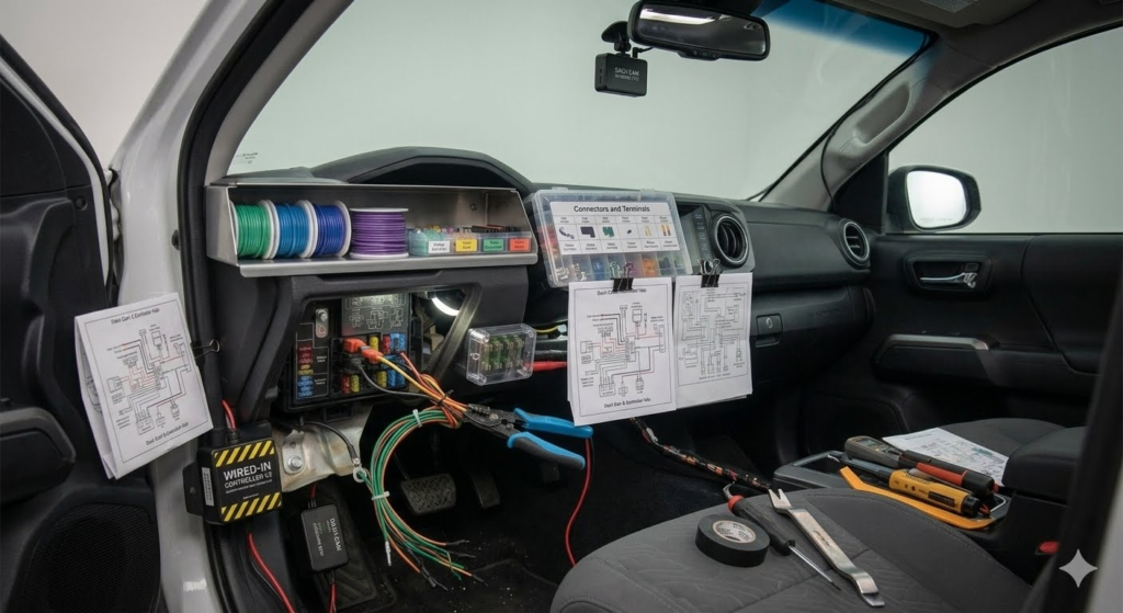 DIY Hardwire Dash Cam for 24/7 Recording